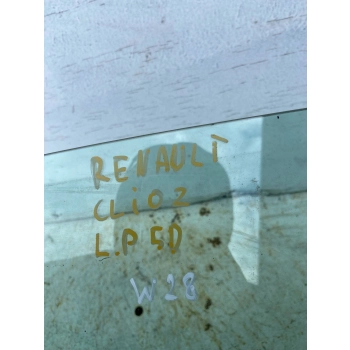 SZYBA DRZWI PRZEDNICH PRZÓD STRONA LEWA RENAULT CLIO II 43R00097