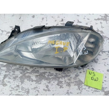 REFLEKTOR PRZÓD STRONA PRAWA RENAULT MEGANE I 1212123 GENUINE BENZYNA