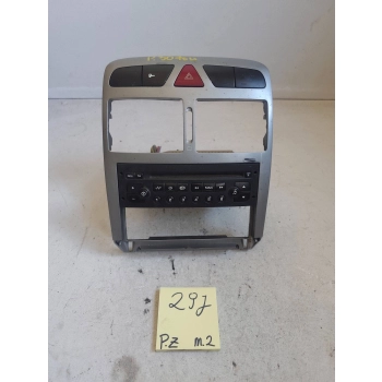 PANEL ŚRODKOWY Z RADIEM I PRZYCISKAMI PEUGEOT 307 2384728 GENUINE