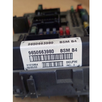 MODUŁ BSM SKRZYNKA PEUGEOT 307 9650663980