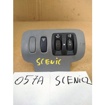 PRZEŁĄCZNIK REGULATOR WYSOKOŚCI ŚWIATEŁ OŚWIETLENIA RENAULT SCENIC II