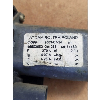 MECHANIZM PODNOSZENIA SZYBY SILNICZEK LEWY PRZÓD FIAT PANDA II