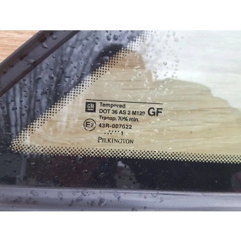 OPEL ASTRA G 3D HATCHBACK SZYBA KAROSERYJNA TYŁ PRAWA ORYGINAŁ