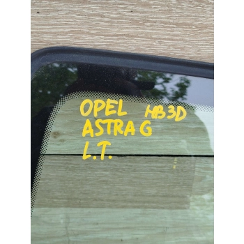 SZYBA KAROSERYJNA LEWY TYŁ OPEL ASTRA II G 3D HB