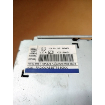 RADIO ODTWARZACZ KASET FABRYCZNY FORD MOCUS MK2 5000C 4M5T-18K876-AE