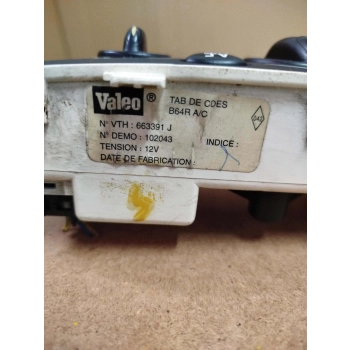 PANEL PRZEŁĄCZNIK STEROWANIA NAWIEWEM KLIMATYZACJI RENAULT MEGANE I 663391J #2