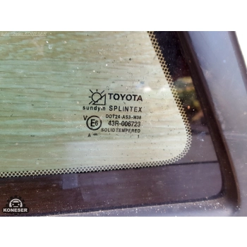 SZYBA KAROSERYJNA LEWY TYŁ TOYOTA AVENSIS I KOMBI