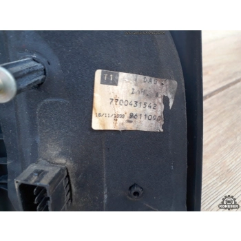 LUSTERKO ZEWNĘTRZNE ELEKTRYCZNE LEWE RENAULT SCENIC I 7700431542