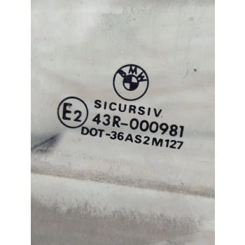 SZYBA BOCZNA DRZWI LEWY TYŁ BMW E46