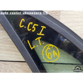 SZYBA KAROSERYJNA MAŁA TRÓJKĄT LEWY TYŁ CITROEN C5 I