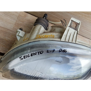 FIAT SEICENTO 46512757 REFLEKTOR LAMPA PRZÓD PRZEDNI LEWA ORYGINAŁ