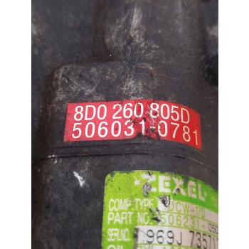 SPRĘŻARKA KLIMATYZACJI KOMPRESOR POMPA AUDI A4 B5 1.9 8D0260805D