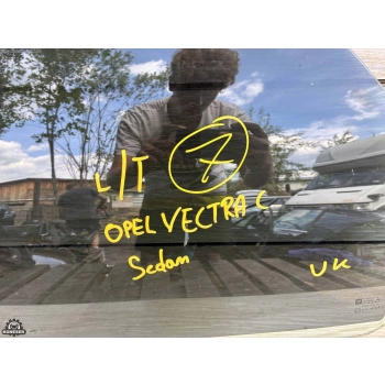 SZYBA BOCZNA DRZWI LEWY TYŁ PRZYCIEMNIONA OPEL VECTRA C SEDAN