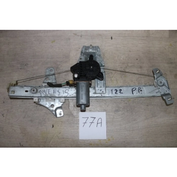 MECHANIZM PODNOSZENIA SZYBY PRZÓD PRAWY TOYOTA AVENSIS T22 HB