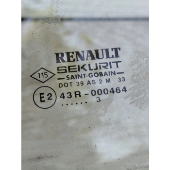 SZYBA BOCZNA DRZWI LEWY TYŁ RENAULT SCENIC I 1