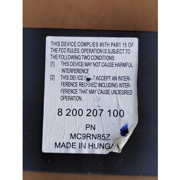 ZMIENIARKA PŁYT CD RENAULT ESPACE IV 8200207100