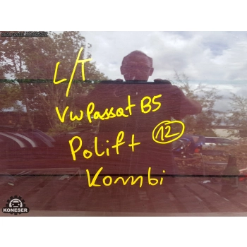 SZYBA BOCZNA DRZWI LEWY TYŁ CIEMNA FOLIA VOLKSWAGEN PASSAT B5 KOMBI LIFT