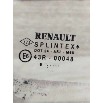 SZYBA BOCZNA DRZWI PRAWY TYŁ RENAULT CLIO II 5D