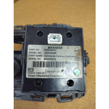 PANEL PRZEŁĄCZNIK STROWANIA NAWIGACJI WŁĄCZNIK AWARYJNYCH R. LAGUNA II LIFT 8200326970