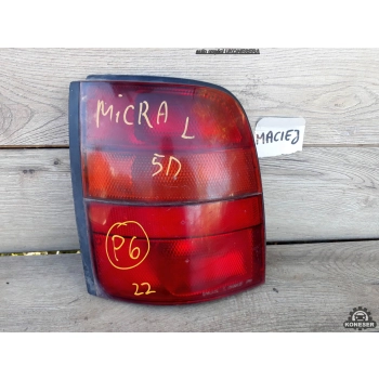 LAMPA TYLNA LEWA LEWY TYŁ BEZ WKŁADU NISSAN MICRA K11 5D