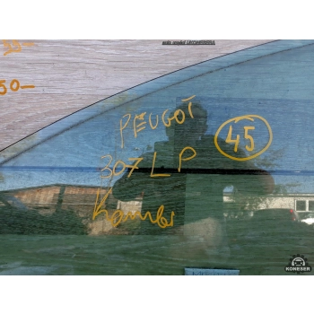 SZYBA DRZWI LEWY PRZÓD PEUGEOT 307 KOMBI