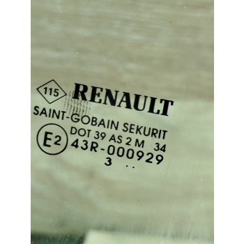 SZYBA BOCZNA DRZWI PRAWY PRZÓD RENAULT MEGANE II 5D HB