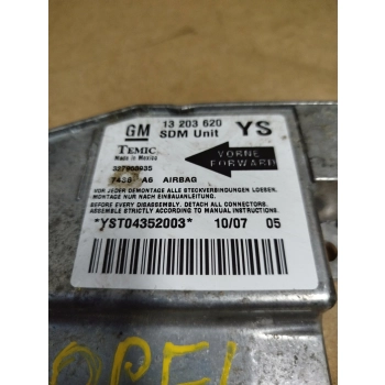 MODUŁ PODUSZEK POWIETRZNYCH OPEL MERIVA A 13203620