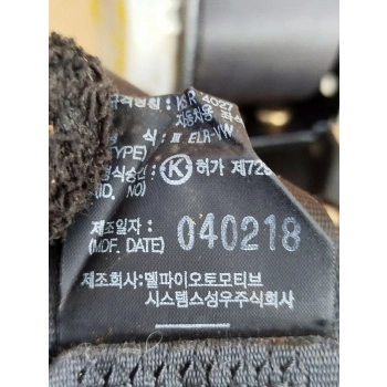 PAS BEZPIECZEŃSTWA NAPINACZ + ZAPINKA PRAWY TYŁ HYUNDAI XG 350 89810-39600
