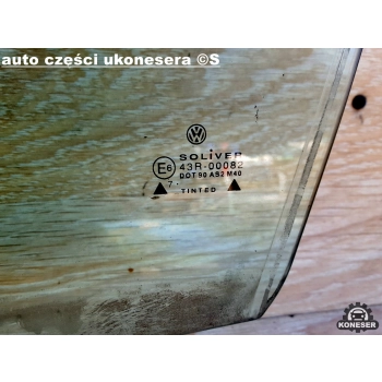 SZYBA BOCZNA DRZWI LEWY PRZÓD VOLKSWAGEN PASSAT B5 KOMBI
