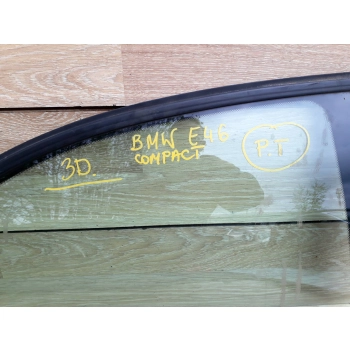 SZYBA KAROSERYJNA TRÓJKĄT PRAWY TYŁ BMW E46 3D