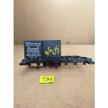 RAMKA PRZEKAŹNIKÓW PRZEKAŹNIK ŚWIATEŁ AUDI A6 C5 4B0919471 4B0907487F