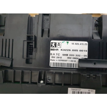 PANEL KLIMATYZACJI CITROEN C5 I 96829415