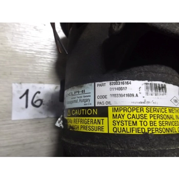 SPRĘŻARKA KOMPRESOR KLIMATYZACJI RENAULT MEGANE 2 II 8200316164