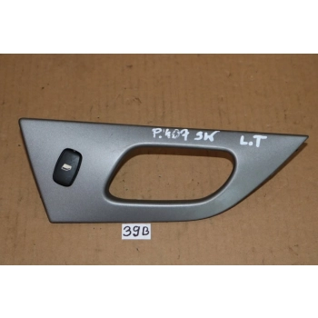 PEUGEOT 407 SW PRZEŁĄCZNIK PODNOSZENIA PANEL STEROWANIA SZYBAMI TYLNI TYŁ LEWY Z OBUDOWĄ