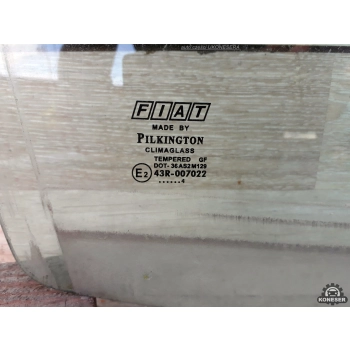 FIAT PUNTO 2 II 5D SZYBA BOCZNA DRZWI PRZEDNIA PRZÓD PRAWA ORYGINAŁ