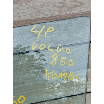 SZYBA BOCZNA DRZWI LEWY PRZÓD VOLVO 850 KOMBI
