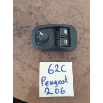 PRZEŁĄCZNIK REGULACJI SZYB I LUSTEREK PEUGEOT 206