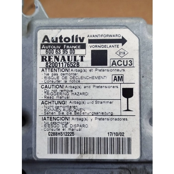 MODUŁ PODUSZEK POWIETRZNYCH RENAULT SCENIC I 600639500
