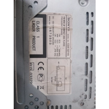 SONY RADIO ODTWARZACZ CD CDX-GT111