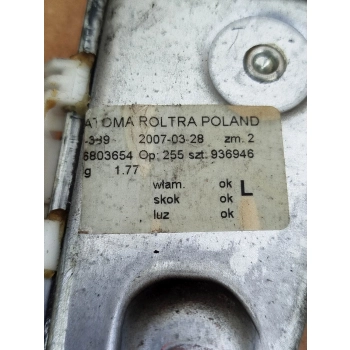 PODNOŚNIK SZYBY MECHANIZM LEWY TYŁ FIAT PANDA II