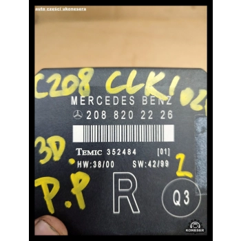 MERCEDES W208 CLK 2088202226 MODUŁ STEROWNIK KOMPUTER DRZWI PRAWY PRZÓD ORYGINAŁ