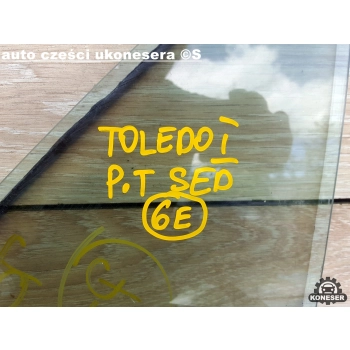 SZYBA KAROSERYJNA MAŁA TRÓJKĄT PRAWY TYŁ SEAT TOLEDO I SEDAN