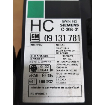 KOLUMNA KIEROWNICZA STACYJKA MODUŁ IMMO OPEL ASTRA G II 09131781