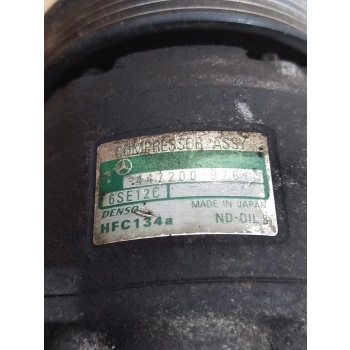SPRĘŻARKA KLIMATYZACJI KOMPRESOR POMPA MERCEDES W168 447200976