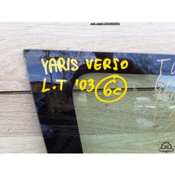 SZYBA KAROSERYJNA LEWY TYŁ TOYOTA YARIS VERSO 03R.